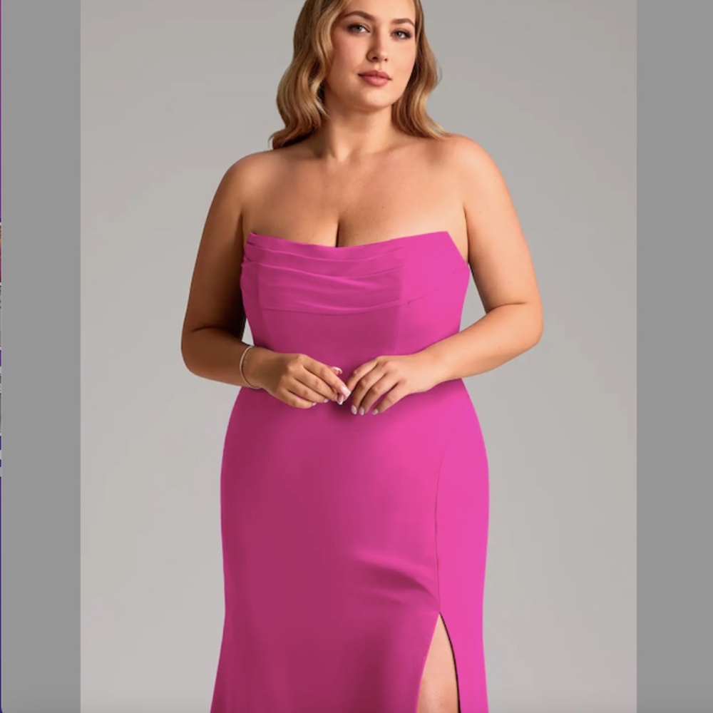 Azazie Saige Dress Fuchsia 10